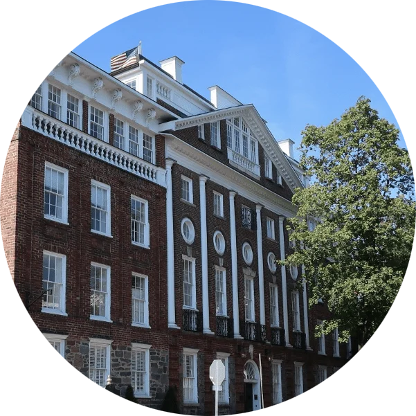 A photo of the headquarters of the Halcyon Incubator, a historic mansion in Georgetown, Washington, DC.