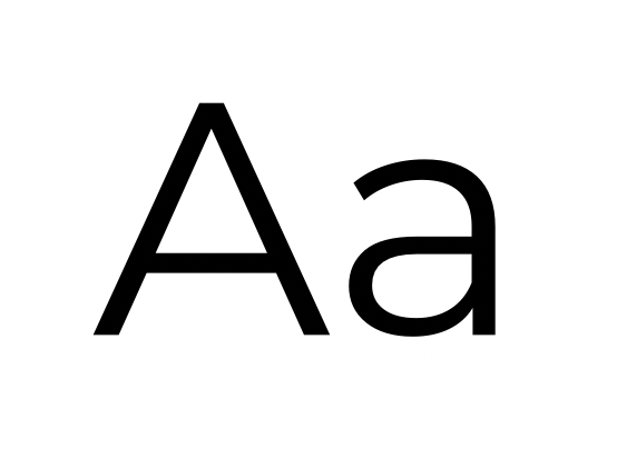 fonts-2-sanserif An example of a san serif font